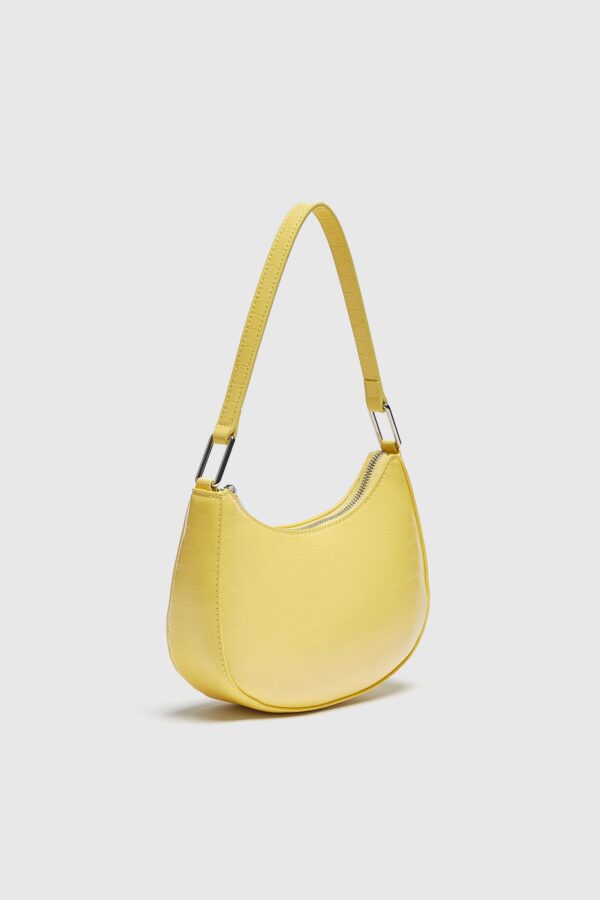 Shoulder Bag With A Mock Croc Finish – Image 2