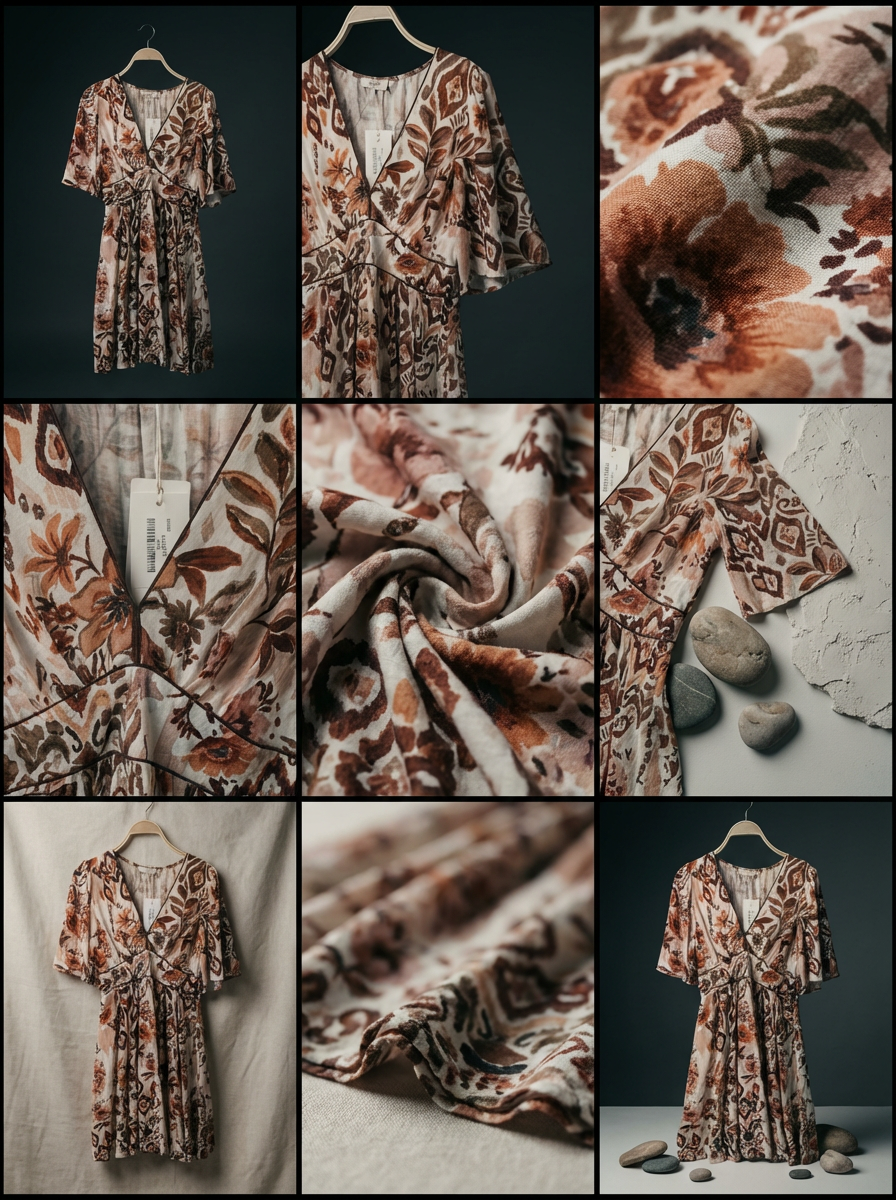 Robe imprimée fleurie femme – Image 4